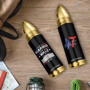 Harris Walz 2024 Election Bullet Tumbler A Woman's Place Is In The White House 47th President Vote Blue Kamala TB10 Print Your Wear