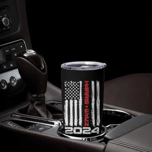 Kamala Harris Tim Walz 2024 Election Tumbler Cup Freedom Means Mind Your Own Damn Business American Flag TB10 Print Your Wear