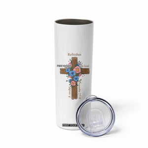 Friendship Gifts for Women Skinny Tumbler A Sweet Friendship Refreshes The Soul Christian Gift TB10 Print Your Wear