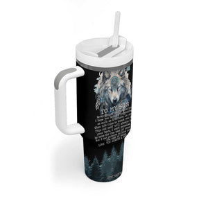 To My Son I Love You Tumbler With Handle Graduation Christmas Birthday Gifts For Grown Son From Mom Dad TB10 Print Your Wear