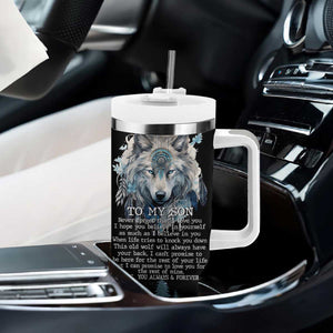To My Son I Love You Tumbler With Handle Graduation Christmas Birthday Gifts For Grown Son From Mom Dad TB10 Print Your Wear