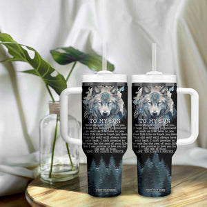 To My Son I Love You Tumbler With Handle Graduation Christmas Birthday Gifts For Grown Son From Mom Dad TB10 Print Your Wear