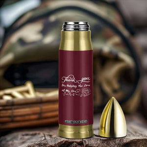 Mother-In-Law Gifts Bullet Tumbler Thank You For Rasing The Man Of My Life TB10 Print Your Wear