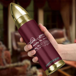 Mother-In-Law Gifts Bullet Tumbler Thank You For Rasing The Man Of My Life TB10 Print Your Wear