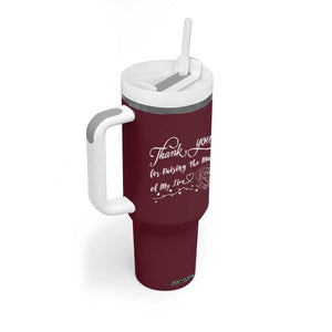 Mother-In-Law Gifts Tumbler With Handle Thank You For Rasing The Love Of My Life TB10 Print Your Wear