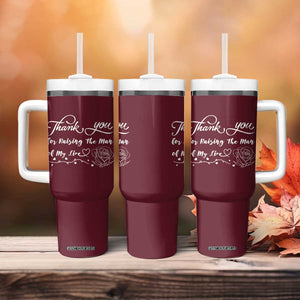 Mother-In-Law Gifts Tumbler With Handle Thank You For Rasing The Love Of My Life TB10 Print Your Wear