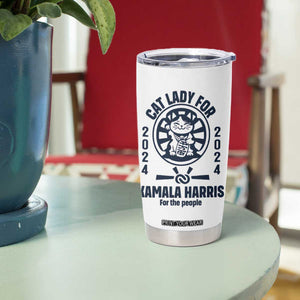 Childless Cat Lady Kamala Tumbler Cup Harris For The People President 2024 Feminist Womens Power TB10 Print Your Wear