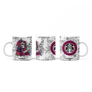 In A World Full Of Princesses Be A Chingona Coffee Mug Dia De Los Muertos Flower Spanish Slang TB10 Print Your Wear
