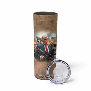 Make Pets Safe Again Trump 2024 Save Our Pets Skinny Tumbler American Flag TB10 Print Your Wear