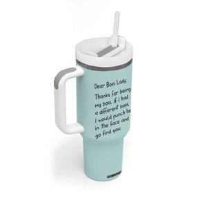 Funny Boss Gifts for Women Tumbler With Handle Bosses Day Funny Boss Lady Gift Ideas TB10 Print Your Wear