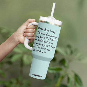Funny Boss Gifts for Women Tumbler With Handle Bosses Day Funny Boss Lady Gift Ideas TB10 Print Your Wear