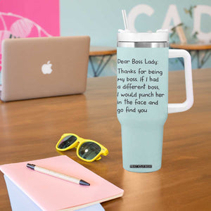 Funny Boss Gifts for Women Tumbler With Handle Bosses Day Funny Boss Lady Gift Ideas TB10 Print Your Wear