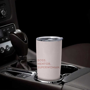 Boss Gifts for Women Tumbler Cup Boss Lady Mentor Superwoman Christmas Birthday Gift TB10 Print Your Wear