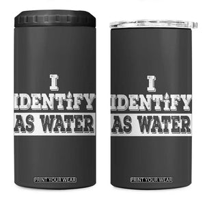 Gifts for Dad 4 in 1 Can Cooler Tumbler I Identify As Water Birthday Present Idea for Him Men Boyfriend Husband TB10 One Size: 16 oz Dark Gray Print Your Wear