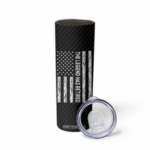 The Legend Has Retired Skinny Tumbler Goodbye Present Farewell Gifts For Coworker US Flag TB10 Print Your Wear