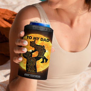 Dad Gifts From Daughter 4 in 1 Can Cooler Tumbler Fathers Day Girl Dad TB10 Print Your Wear