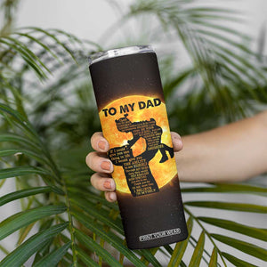 Dad Gifts From Daughter Skinny Tumbler Fathers Day Girl Dad TB10 Print Your Wear