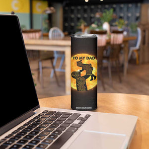 Dad Gifts From Daughter Skinny Tumbler Fathers Day Girl Dad TB10 Print Your Wear