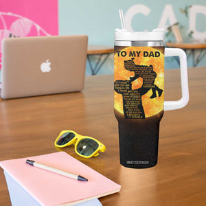 Dad Gifts From Daughter Tumbler With Handle Fathers Day Girl Dad TB10 Print Your Wear