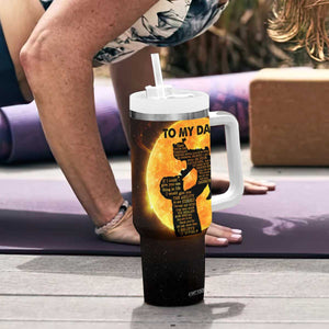 Dad Gifts From Daughter Tumbler With Handle Fathers Day Girl Dad TB10 Print Your Wear
