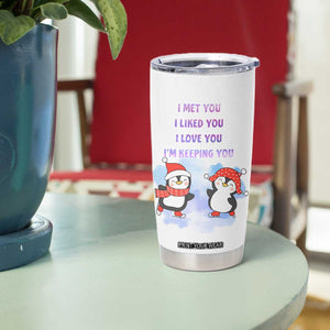 Funny Anniversary Gifts For Wife Tumbler Cup From Husband I Am Not Spoiled My Husband Just Loves Me TB10 Print Your Wear
