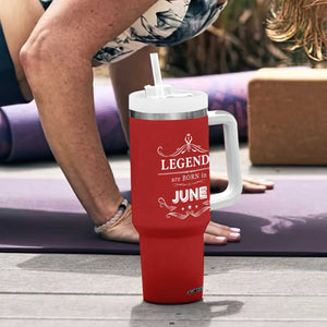 June Birthday Gifts Tumbler With Handle Legends Are Born In June TB10 Print Your Wear