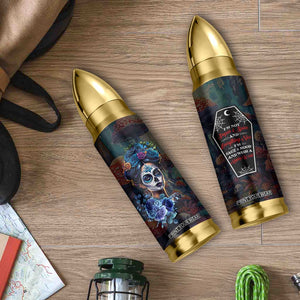 Sugar Skull Bullet Tumbler Sugar And Spice Gift For Women Girls TB10 Print Your Wear
