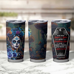 Sugar Skull Tumbler Cup Sugar And Spice Gift For Women Girls TB10 Print Your Wear