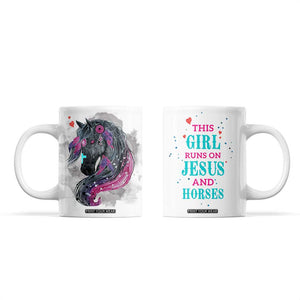 Christian Gifts For Horse Lover Coffee Mug Horse Gifts For Girls Teenage Daughter Sister Friends Bestie Niece TB10 White Print Your Wear