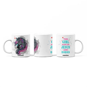 Christian Gifts For Horse Lover Coffee Mug Horse Gifts For Girls Teenage Daughter Sister Friends Bestie Niece TB10 Print Your Wear