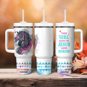 Christian Gifts For Horse Lover Tumbler With Handle Horse Gifts For Girls Teenage Daughter Sister Friends Bestie Niece TB10 Print Your Wear