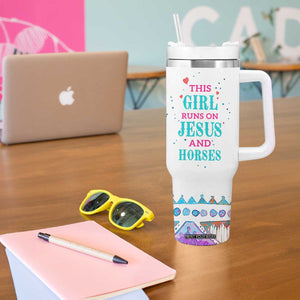 Christian Gifts For Horse Lover Tumbler With Handle Horse Gifts For Girls Teenage Daughter Sister Friends Bestie Niece TB10 Print Your Wear
