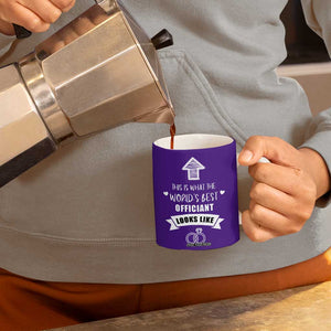 Groomsmen Proposal Gift Coffee Mug This Is What An Awesome Officiant Looks Like Bride Groom Thank You TB10 Print Your Wear
