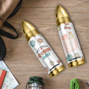 Corgi Lovers Bullet Tumbler 3D Inflated Effect Cute Dog Lovers Gift Happy National Corgi Day TB10 Print Your Wear