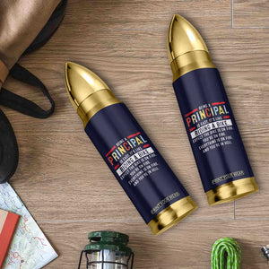 Funny Principal Gifts Bullet Tumbler School Principals Day Being A Principal Is Easy Like Riding A Bike TB10 Print Your Wear