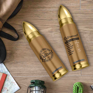 Retirement Gifts For Men Bullet Tumbler Retirement Weekly Schedule Coworker Leaving Goodbye Gift TB10 Print Your Wear