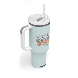 Retirement Gifts Tumbler With Handle Retired Not My Problem Anymore Cup TB10 Print Your Wear