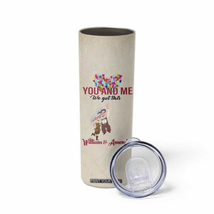 Personalized Anniversary Gift for Wife Skinny Tumbler Custome Name To My Wife Love Quote From Husband TB10 Print Your Wear