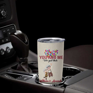 Personalized Anniversary Gift for Wife Tumbler Cup Custome Name To My Wife Love Quote From Husband TB10 Print Your Wear