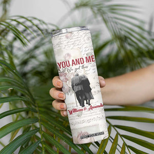 Personalized Anniversary Gift for Wife Skinny Tumbler Custome Name Forever Married Love From Husband TB10 Print Your Wear