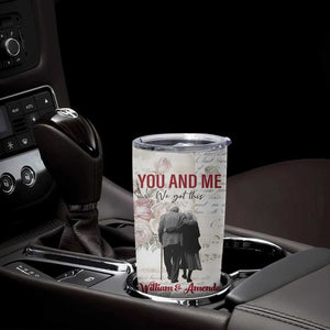 Personalized Anniversary Gift for Wife Tumbler Cup Custome Name Forever Married Love From Husband TB10 Print Your Wear