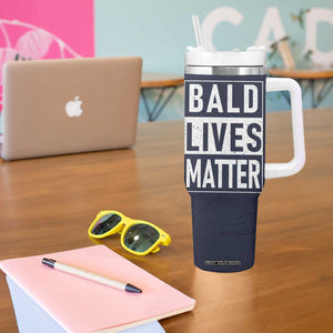 Funny Dad Gifts Tumbler With Handle Bald Lives Matter Gag Gift Rude Mug TB10 Print Your Wear
