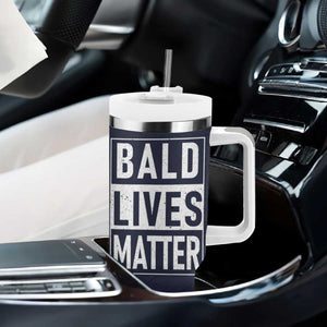 Funny Dad Gifts Tumbler With Handle Bald Lives Matter Gag Gift Rude Mug TB10 Print Your Wear