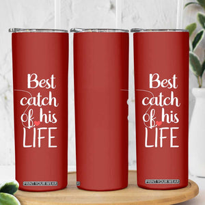 Wedding Anniversary Skinny Tumbler For Her Matching Couple Gift TB10 Print Your Wear