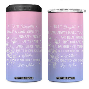 Adult Daughters Gifts From Mom 4 in 1 Can Cooler Tumbler To My Daughter TB10 One Size: 16 oz Gradient Print Your Wear
