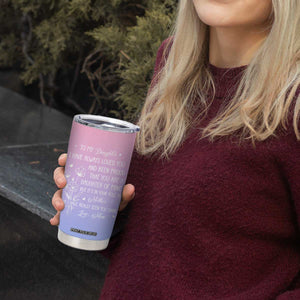 Adult Daughters Gifts From Mom Tumbler Cup To My Daughter TB10 Print Your Wear