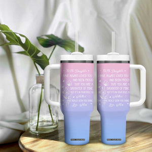 Adult Daughters Gifts From Mom Tumbler With Handle To My Daughter TB10 Print Your Wear