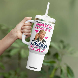 Gifts for Mom From Daughter Son Tumbler With Handle Funny Trump Meme Christmas Valentines Day Gift For Mom Wife TB10 Print Your Wear
