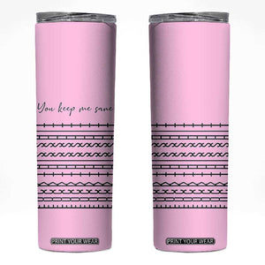 Hidden Message Skinny Tumbler Fuck This Shit Office Prank TB10 Pink Print Your Wear