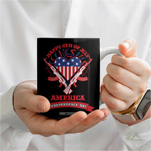 Happy 4th Of July Coffee Mug America Independence Day Memorial Day Patriotic Party USA Flag TB10 Print Your Wear